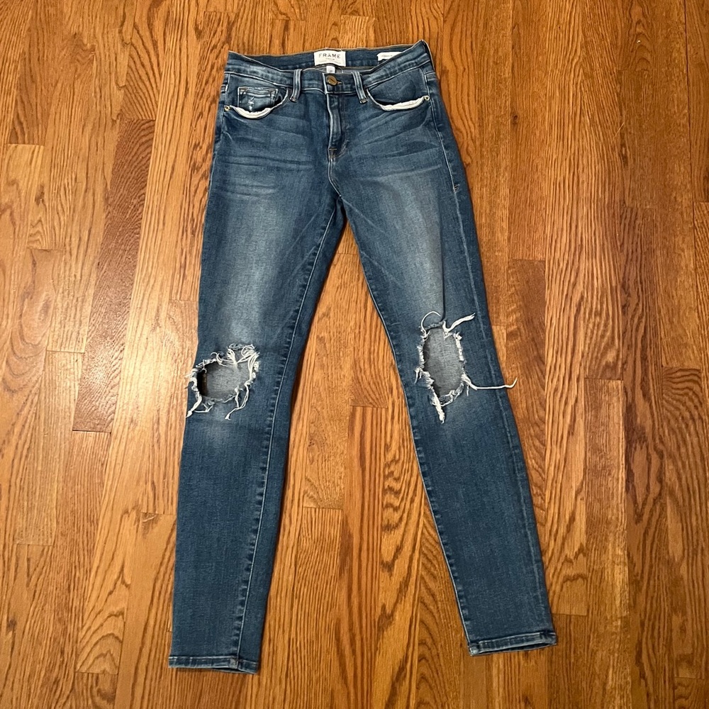 FRAME Le Skinny de Jeanne Denim Jeans